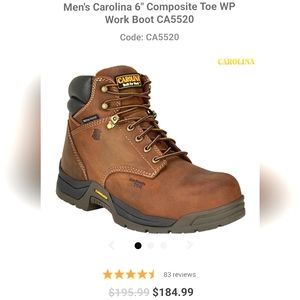 Carolina steel toe boots